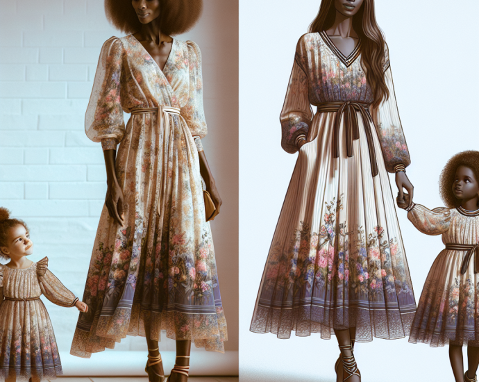 Trendy w modzie rodzinnej: sukienki mama i córka